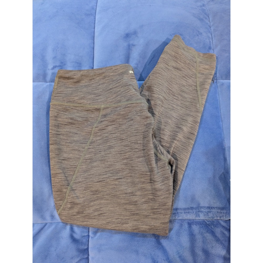 Patagonia Centered Crops Leggings Grey Space Dye Yoga - Size M